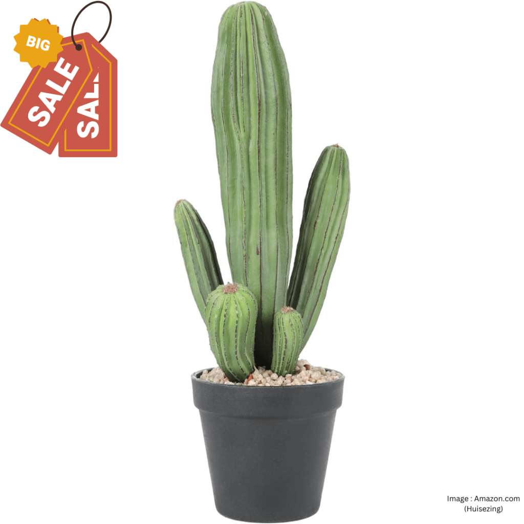 Artificial Cactus Fake Cacti 16" Faux Potted Cactus Plants for Home Office Store Décor