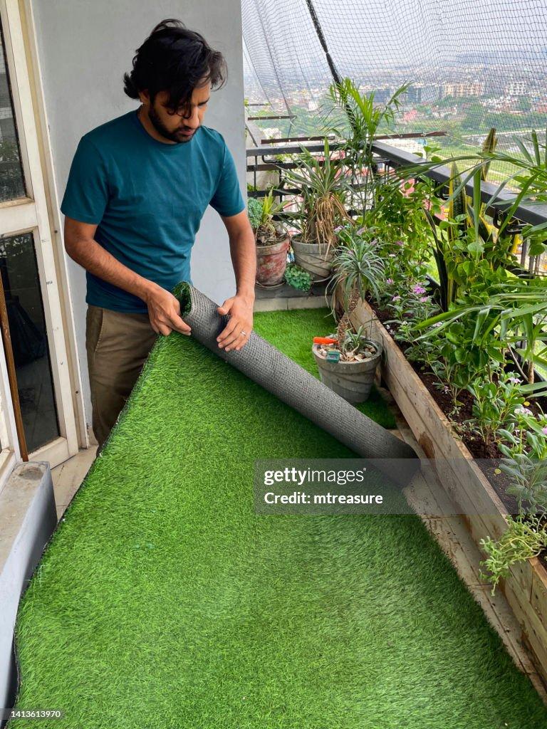 decorate ypur home space with artificial grass mat in 2023